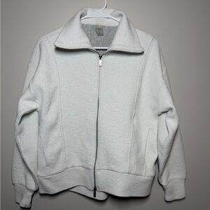 CALIA by Carrie Underwood Textured White Bomber Jacket